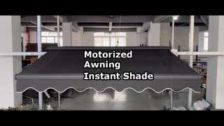 580-হাফ ক্যাসেট ক্যানোপি প্রত্যাহারযোগ্য আর্ম শামিয়ানা