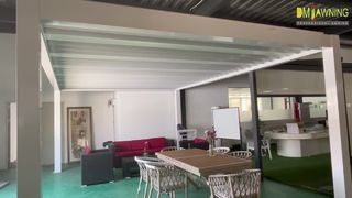 মোটরাইজড অ্যাডজাস্টেবল অ্যালুমিনিয়াম টিল্টিং সান ল্যুভার