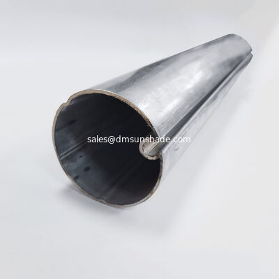 Heavy-Duty 70mm OD × 2.0mm Steel Pipe, 8 Meters Integral for Outdoor Awnings