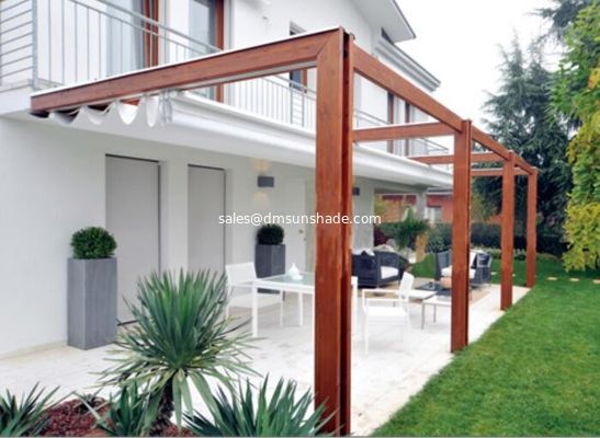 Waterproof Retractable PVC Pergola Awning