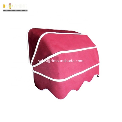 Window Dome Window Awnings French Dutch Canopy Waterproof Aluminium Retractable