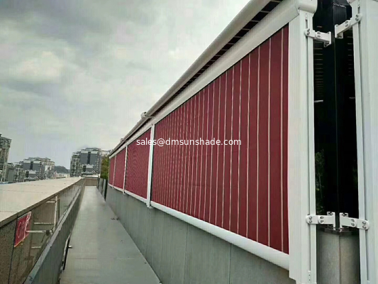 জলরোধী এবং সানস্ক্রিন প্রত্যাহারযোগ্য ছাদ আচ্ছাদন সানরুম প্রত্যাহারযোগ্য আচ্ছাদন