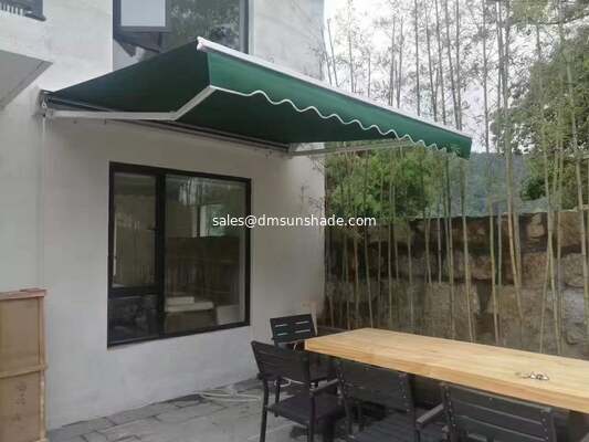 Customized Outdoor Sun Shade Aluminum Awning Half Cassette Canopy Retractable Arm Awning