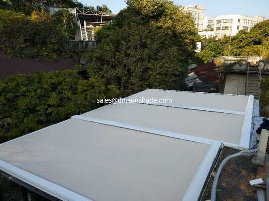 Retractable Sunroom Canopy, Retractable Roof Shade Awning for Glass Sunroom, Custom Outdoor Sun‑Shade Canopy for Patio Conservatory, UV‑Protection & Heat Insulation