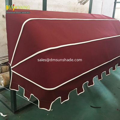 Window Dome Window Awnings French Dutch Canopy Waterproof Aluminium Retractable