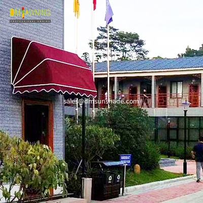 Window Dome Window Awnings French Dutch Canopy Waterproof Aluminium Retractable